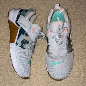 Nike Gray and Blue Sneakers